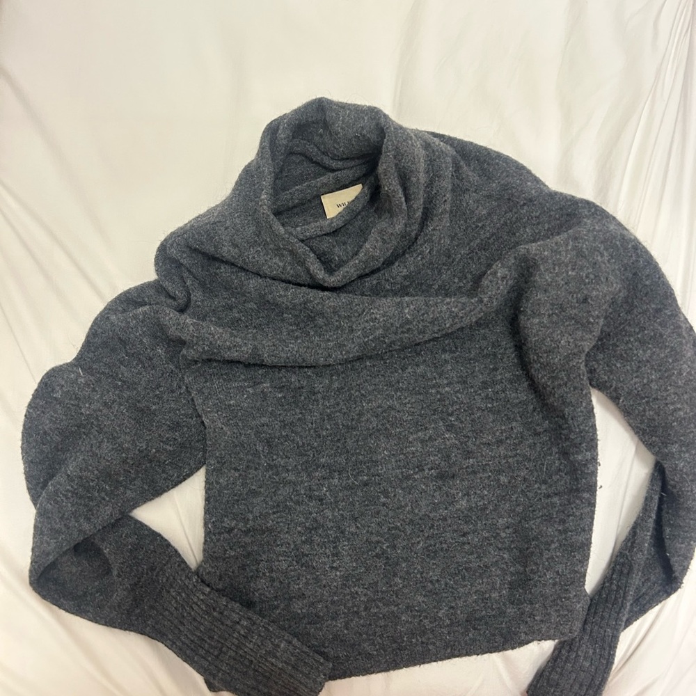 Aritzia alpaca and wool cowl neck sweater